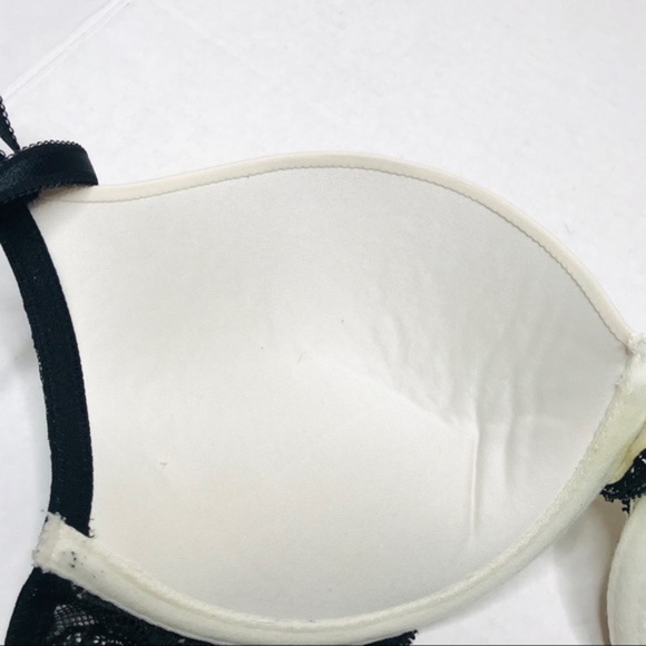 𝅺victoria’s Secret Ivory & Black Lace Push … - Picture 6 of 10